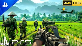 ATTACK ON VIETNAM VILLAGE  Realistic Ultra Graphics Gameplay Call Of Duty Cold War 4K 60FPS [upl. by Wixted]