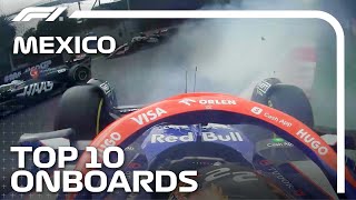 Top 10 Onboards  2024 Mexico City Grand Prix  Qatar Airways [upl. by Eteragram421]