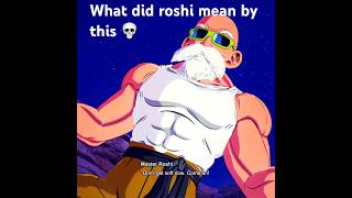 Nah Roshi Wilding on this one 😭😭 dbz kefla roshi [upl. by Erfert]