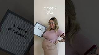 Mini vlog 33 tydzień ciąży 🫶🏻 Co u nas słychać w tym tygodniu 🤰🏼🌲 33weekspregnant shorts [upl. by Eanil]