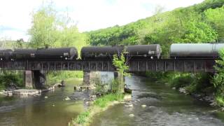 BPRR Freight Irvine and Youngsville PA May 25 2013 [upl. by Leehar]