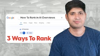 How To Rank in AI Overviews  Google AI Overviews Optimization  AI Overviews SEO [upl. by Aerehs]