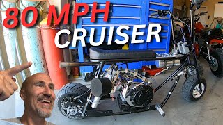 Turning the Rascal GT drag mini bike into a cruiser [upl. by Grethel]