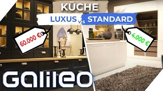 Luxus Küche vs Standard Küche Was kostet eine Traumküche  Galileo  ProSieben [upl. by Aznola]