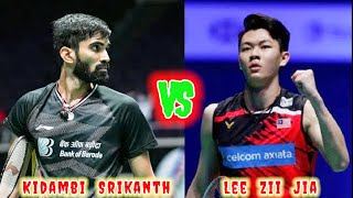 Badminton Lee Zii Jia MALAYSIA vs INDIA Kidambi Srikanth Mens Singles [upl. by Ausoj12]