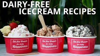 DairyFree IceCream Recipe No Icecream Machine Required [upl. by Nnod]