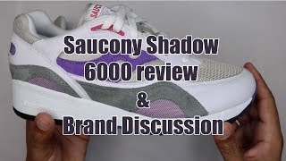 Saucony Shadow 6000 review amp Brand Discussion [upl. by Notselrahc]