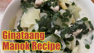 Ginataang Manok Recipe  Chicken Cooked in Coconut Milk  Theas Kitchen [upl. by Natsrik832]