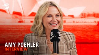 Amy Poehler on stomach witches Dua Lipa and inner critics Interview [upl. by Qahsi]