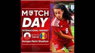 Womens International Friendly Gibraltar  Andorra  October 26 2024  1100 CET [upl. by Haase]