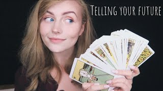 ASMR Tarot Card Roleplay  Predicting your Future [upl. by Minsat]