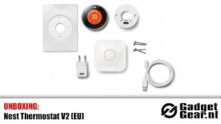 Unboxing Nest Thermostat MKII EU Version [upl. by Ahsimik]