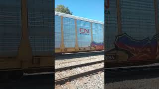 More autoracks railcars at Galveston subrailfan [upl. by Traweek749]