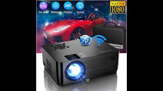 Roconia 9000LM Review Pros amp Cons  5G Bluetooth Projector [upl. by Nemaj516]