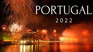 New Year 2022 Eve Fireworks In Portugal  Bay of Funchal  Madeira Portugal [upl. by Ailem776]