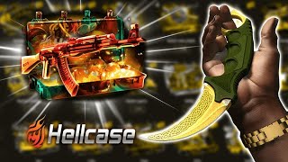 HELLCASE PROMO CODE 2024 HELLCASE CASE OPENING [upl. by Anirahc788]