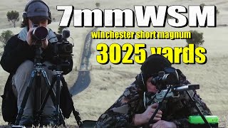 7mm WSM at 3025 yards Winchester Short Magnum [upl. by Eggett]