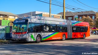 WMATA Metrobus NEW 2023 New Flyer Xcelsior CHARGE XE60 1060 On Rt W4 [upl. by Htrap]