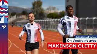 On s’entraîne avec Makenson GLETTY  àlinterieurDesJeux [upl. by Amando]