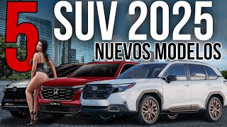 ✅ 5 MEJORES SUV COMPACTAS para 2025  NUEVOS MODELOS [upl. by Axel38]