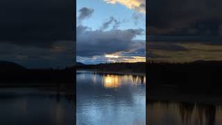 Yellowstone Lake Fishing Bridge view 風景 [upl. by Ainotahs602]