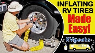 How To Inflate RV Tires The Easy Way Hint Use a Viair 400PRV [upl. by Venu]