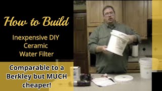 How to Make an inexpensive DIY Ceramic Water Filter [upl. by Becky]