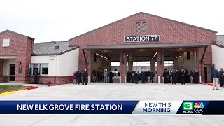 Cosumnes Fire Department opens 9th station in Elk Grove [upl. by Naivart]