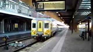 Belgian railcar leaving Maastricht for Liege [upl. by Auburta]