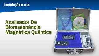 Analisador de Bioressonância Magnética Quântica  Instalação e utilização [upl. by Wichern]