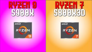 Ryzen 9 5900X might be a better choice  Ryzen 9 5900X VS Ryzen 7 5800X3D [upl. by Haile17]