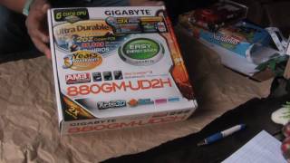 Preview Gigabyte GA880GMUD2H HD [upl. by Laitselec]