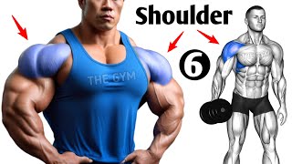 6 Huge Shoulder Workout At Gym  Build Massive Shoulders [upl. by Rezzani120]