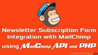 Add Subscriber to List using MailChimp API and PHP [upl. by Gilbye]