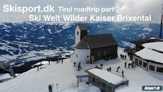 Tour de Tirol Ski Welt Wilder Kaiser Brixental  De får masser af SNE [upl. by Yelehsa]