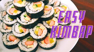 KIMBAP 김밥  Easy recipe [upl. by Rezeile570]