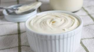 Homemade Sour Cream How to Make Creme Fraiche [upl. by Ahsemat]