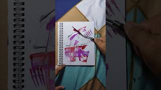 Miltonia Orchid jisoflower kpop abstractart shortvideo abstractpainting shorts short art [upl. by Rock]