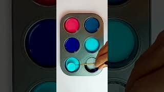 Color Mix Theory 75 colormixing satisfying mixedcolors colormixingvideo [upl. by Goodyear]