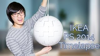 IKEA PS 2014 Pendant Lamp Assembly Timelapse  4K [upl. by Dnivra40]