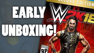 WWE 2K18 Deluxe Edition Unboxing PS4 [upl. by Loos]