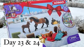 Schleich Horse Club Advent Calendar 2023  Day 23 amp 24 [upl. by Sherrard]