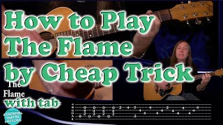 How to play The Flame on guitar [upl. by Frick]