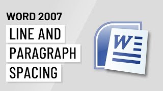 Word 2007 Line and Paragraph Spacing [upl. by Nyrok397]