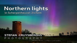 Northern lights in ScherpenheuvelZichem Belgium [upl. by Cheney]