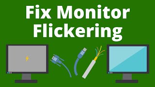 Fix Monitor Flickering Issues [upl. by Nauq]