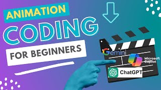Animation Coding ChatGPT vs Google Gemini vs Microsoft CoPilot [upl. by Ellevart820]