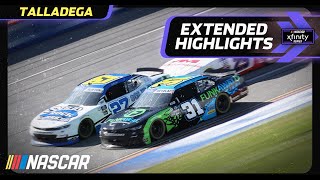 Late race chaos at Talladega  AgPro 300 Extended Highlights  NASCAR Xfinity Series [upl. by Rickert]