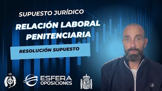 Supuesto Entidad Estatal sobre altas y bajas de internos sujetos a la relación laboral penitenciaria [upl. by Elleniad]