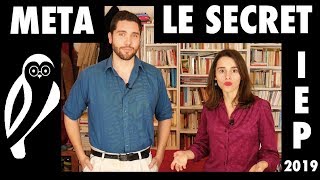 Le Secret thème IEP 2019  METACONCOURS [upl. by Ward]